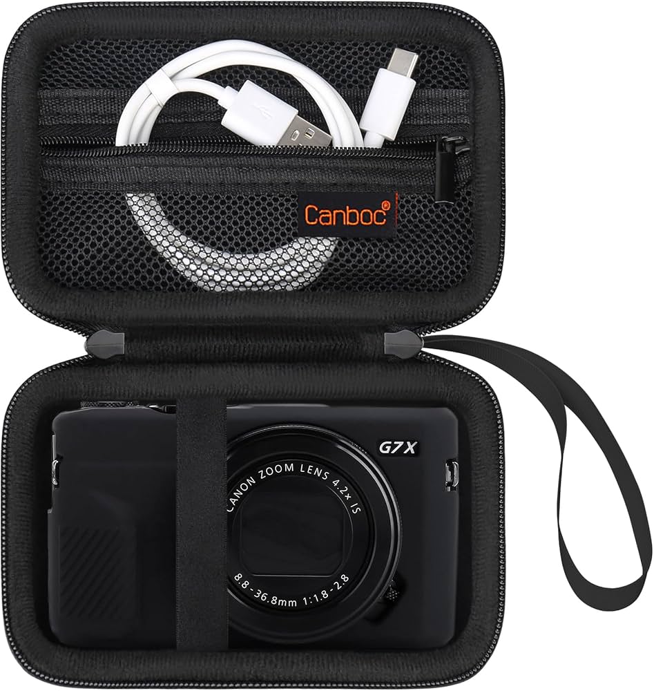 Amazon.com : Canboc Hard Case for Canon PowerShot G7X Mark III